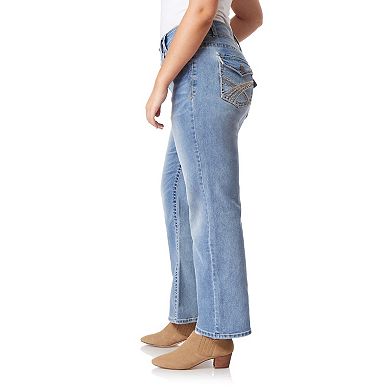 Juniors' Plus Size Wallflower Insta Stretch™ Midrise Curvy Bootcut Jeans