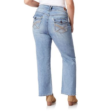 Juniors' Plus Size Wallflower Insta Stretch™ Midrise Curvy Bootcut Jeans