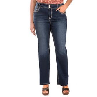 Juniors' Plus Size WallFlower Insta Stretch™ Midrise Curvy Bootcut Jeans