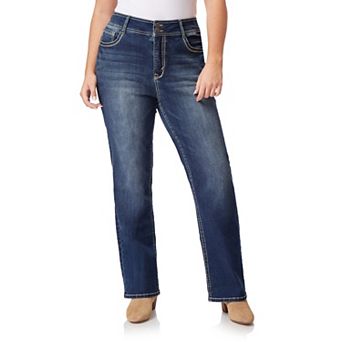 Juniors' Plus Size WallFlower Insta Stretch™ Midrise Curvy Bootcut Jeans