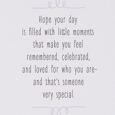 Hallmark Birthday "Confetti Balloons" Greeting Card