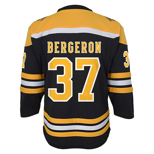 Patrice Bergeron Boston Bruins Adidas Black Jersey