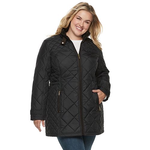Plus Size Weathercast Quilted Anorak Walker Jacket