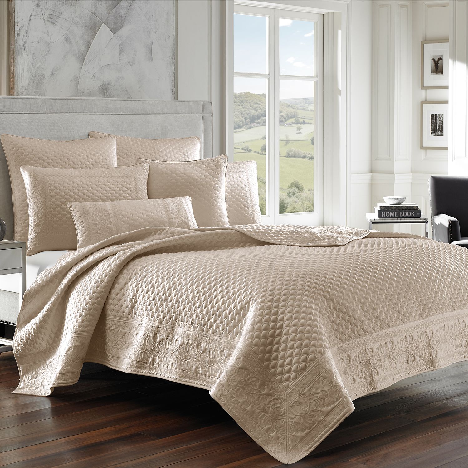 vue signature plush decor charlotte faux fur coverlet collection