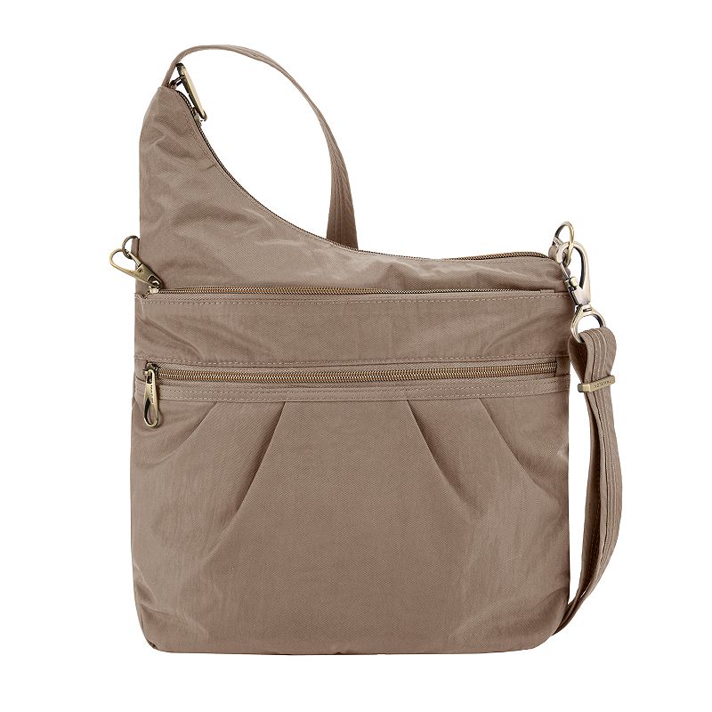 Travelon Anti-Theft Signature Crossbody Bag, Sable