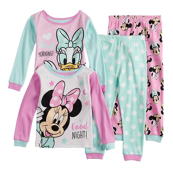 Disney's Minnie Mouse & Daisy Duck Toddler Girl Tops & Bottoms Pajama Set