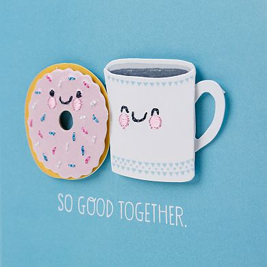 Hallmark Signature Anniversary "Coffee and Doughnut" Greeting Card