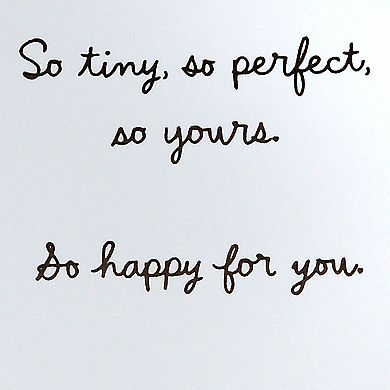 Hallmark Congratulations "Clothesline" Baby Boy Greeting Card