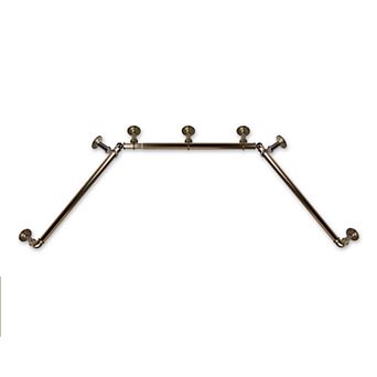 Rod Desyne 1 in Pipe Bay Window Curtain Rod
