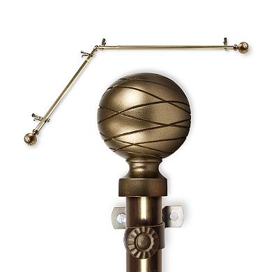 Rod Desyne Arman Corner Window Curtain Rod