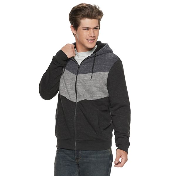 Kohls mens sherpa lined hoodie best sale