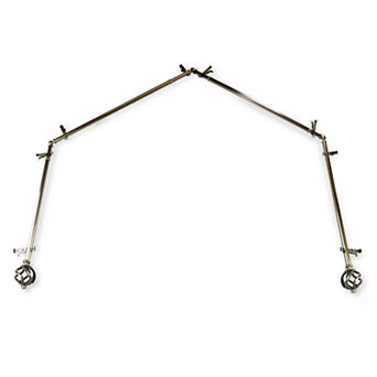 Rod Desyne Twist 4 Sided Bay Window Curtain Rod - 28''-48"