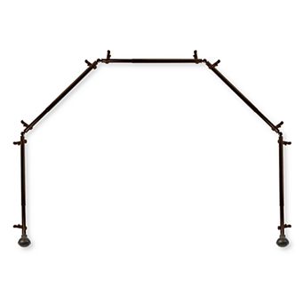Rod Desyne Magnolia 5 Sided Bay Window Curtain Rod - 28''-48"