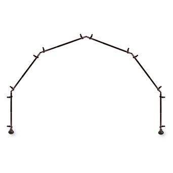 Rod Desyne Magnolia 6 Sided Bay Window Curtain Rod - 28''-48"