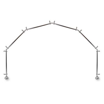 Rod Desyne Magnolia 6 Sided Bay Window Curtain Rod - 28''-48"