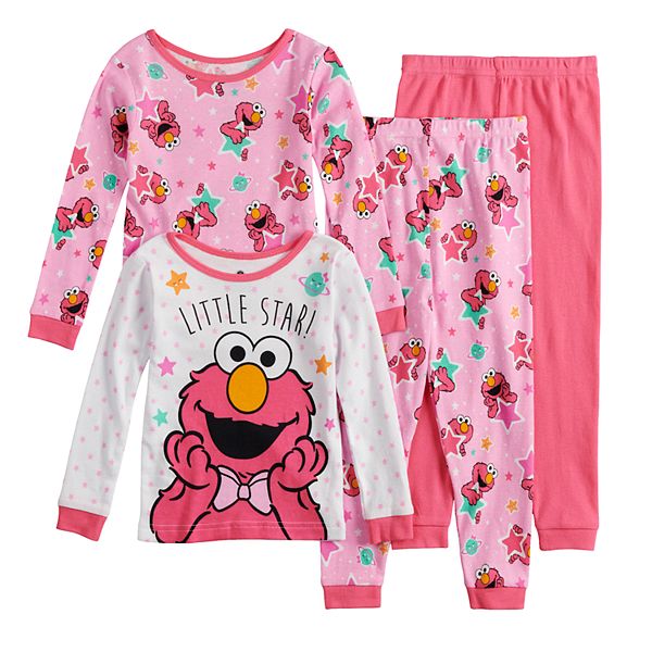 Baby girl elmo discount pajamas