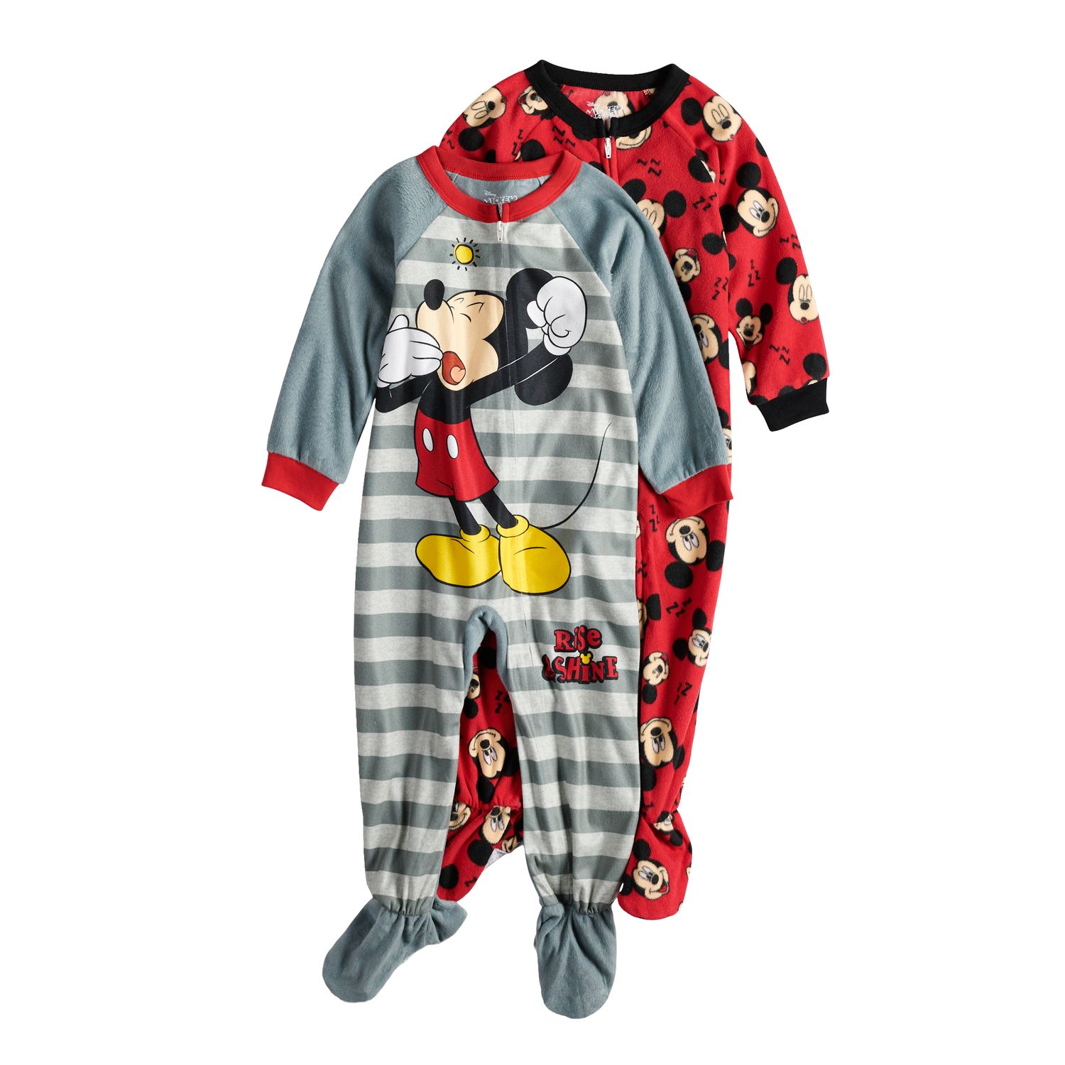 mickey mouse footie pajamas