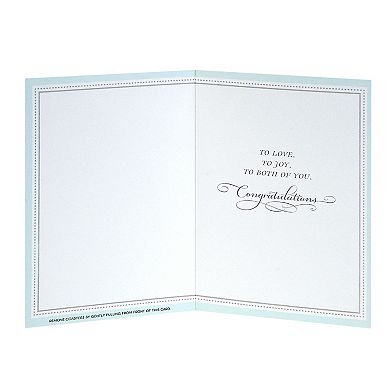 Hallmark Signature Collection Wedding "Eat, Drink and Be Married" Greeting Card