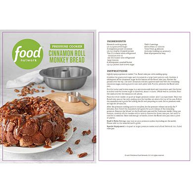 Food Network™ Pressure Cooker Accessory 7-in. Fluted Cake Pan