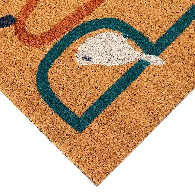 Liora Manne Natura ''Peace'' Indoor/Outdoor Coir Doormat