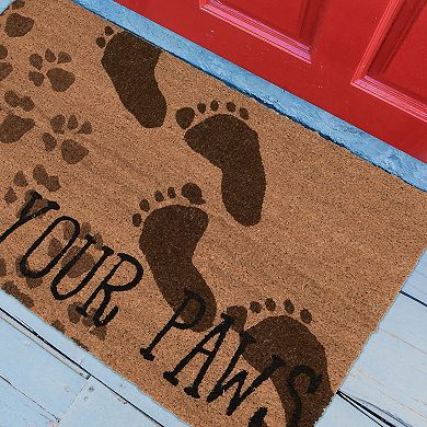 Liora Manne Natura ''Wipe Your Paws'' Indoor Outdoor Coir Doormat 