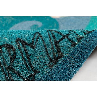 Liora Manne Natura ''Mermaids Welcome'' Indoor Outdoor Coir Doormat