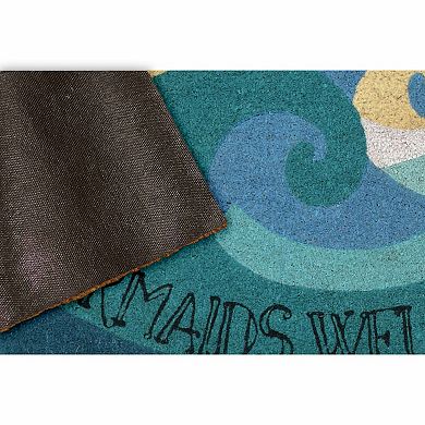 Liora Manne Natura ''Mermaids Welcome'' Indoor Outdoor Coir Doormat