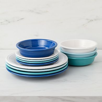 Fiesta Classic Rim 12-pc. Dinnerware Set, Service for 4