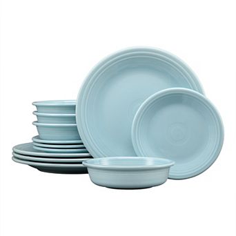 Fiesta Classic Rim 12 pc Dinnerware Set, Service for 4