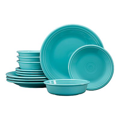 Fiesta Classic Rim 12-pc. Dinnerware Set, Service for 4
