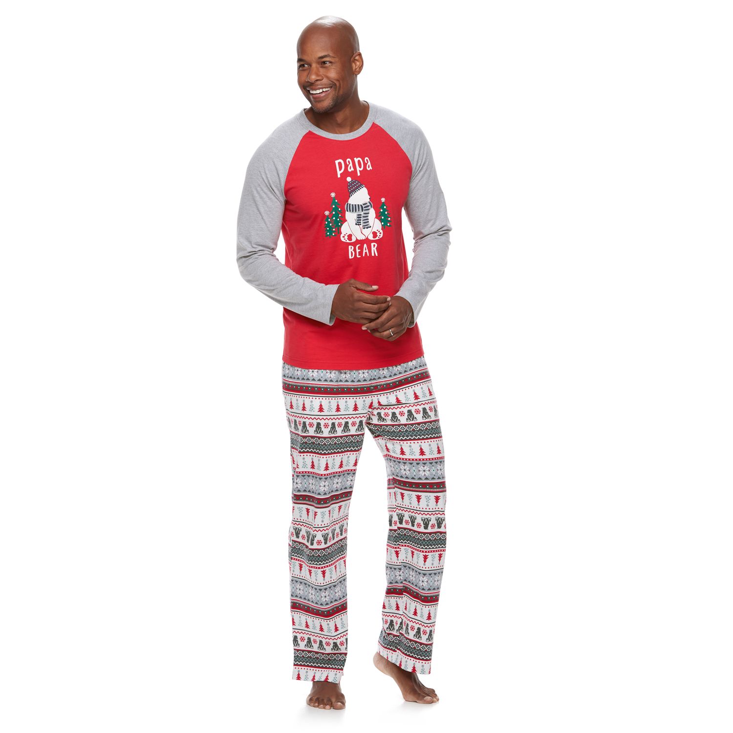 Polar Bear Fairisle Family Pajamas 