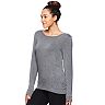 Gaiam Women's Long Sleeve Yoga & Workout T Shirt - Activewear Top