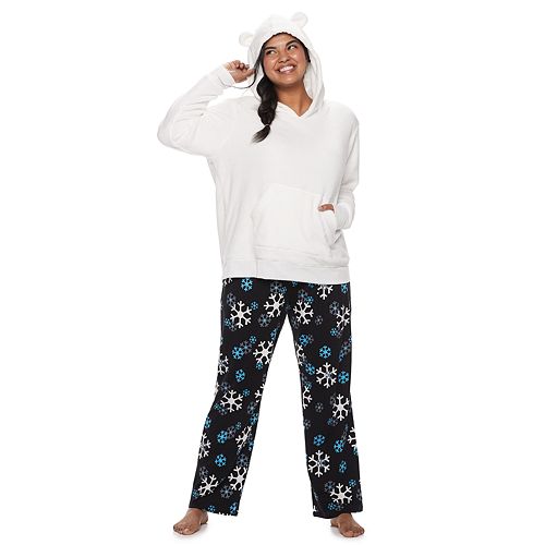 fuzzy bear sherpa jogger set