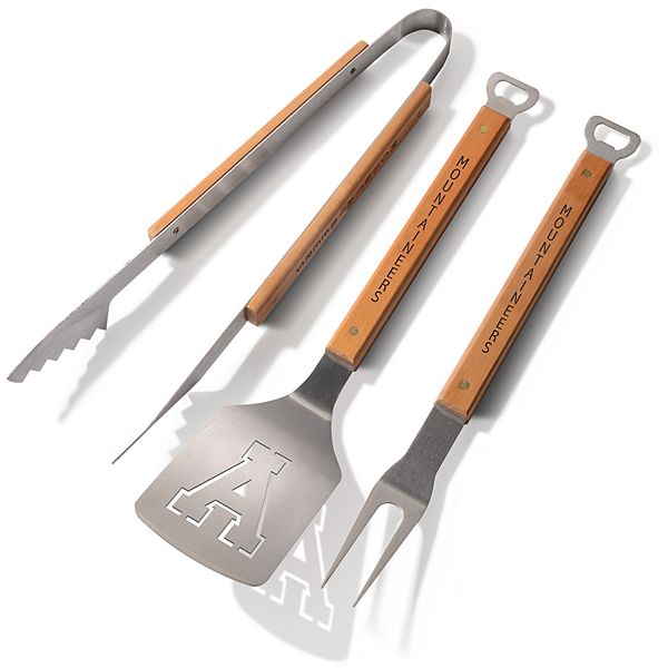 Appalachian State Mountaineers Classic Series 3 Piece Grill Tongs Spatula Fork q Set