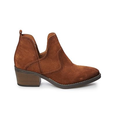 Sonoma Goods For Life® Woodcut Women's Suede Ankle Boots
