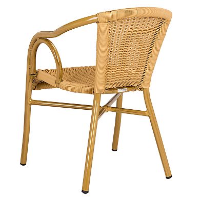 Safavieh Dagny Indoor / Outdoor Stacking Arm Chair 2-piece Set 