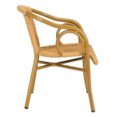 Safavieh Dagny Indoor / Outdoor Stacking Arm Chair 2-piece Set 