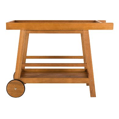 Safavieh Renzo Indoor / Outdoor Wood Bar Cart 