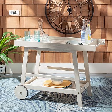 Safavieh Renzo Indoor / Outdoor Wood Bar Cart 