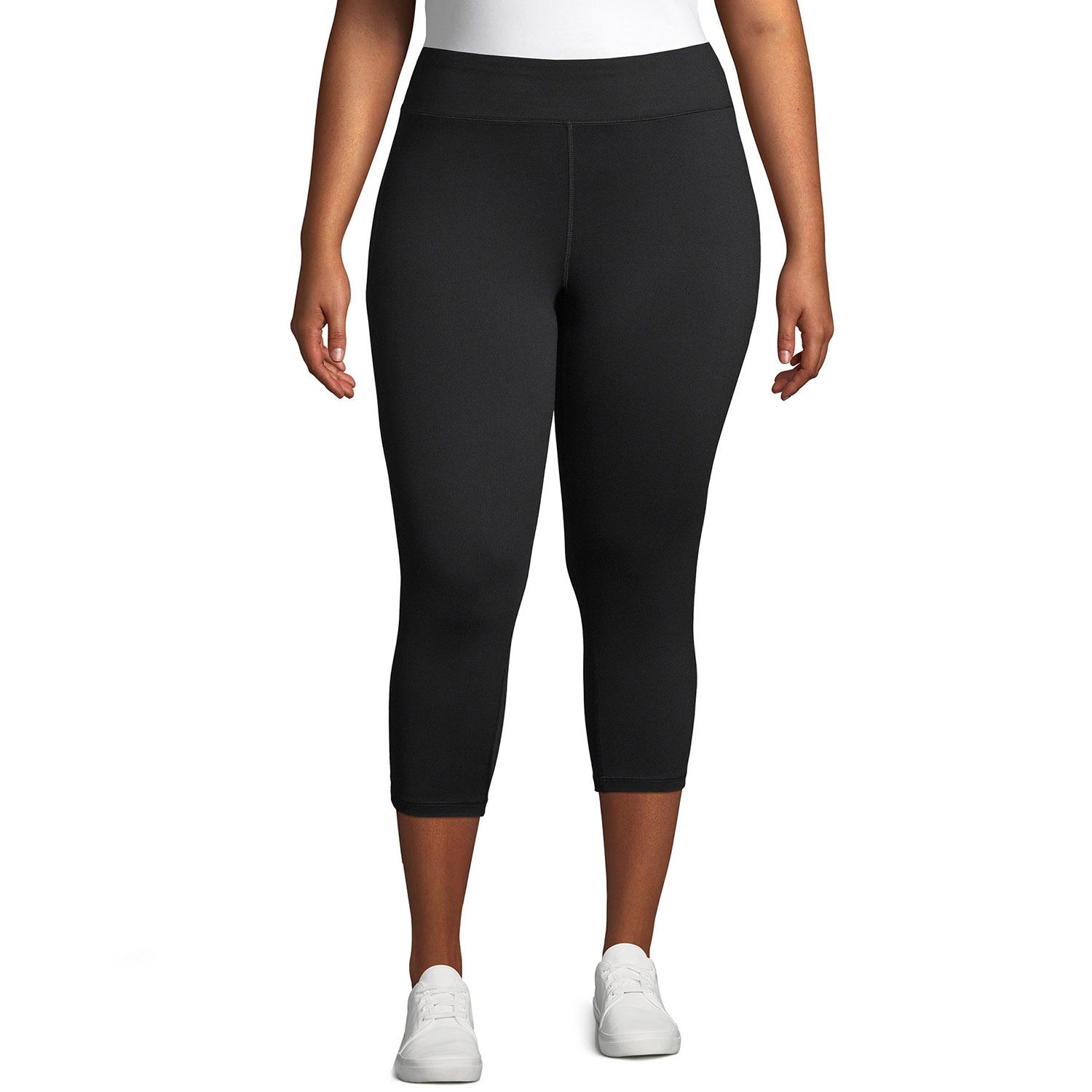 Plus Size Cropped Workout Pants