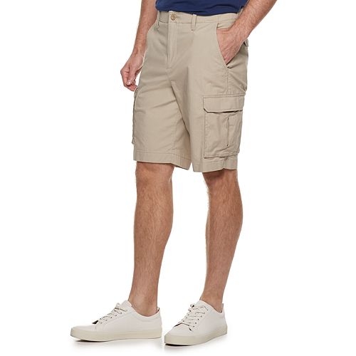 flex waist cargo shorts