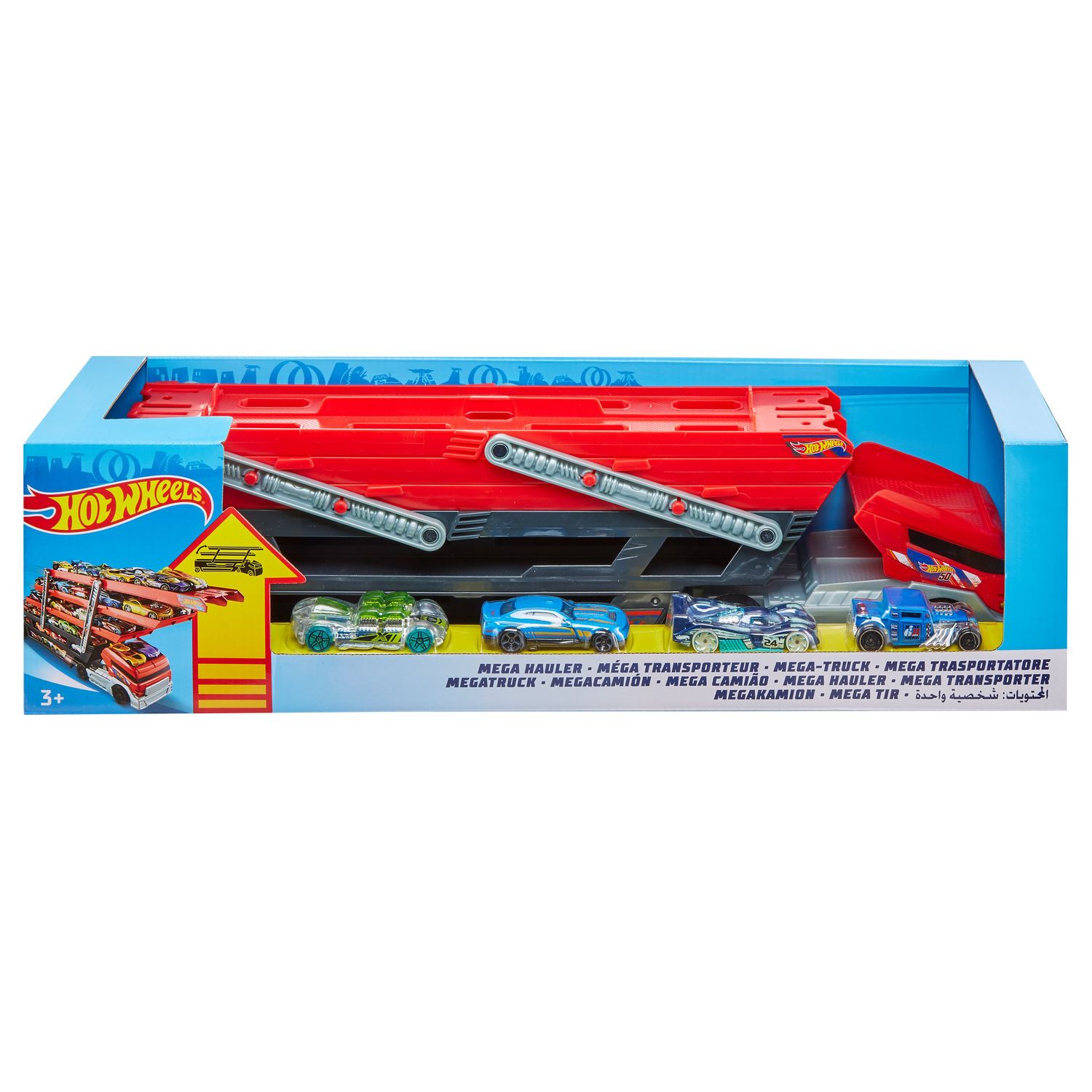 hot wheels mega transporter