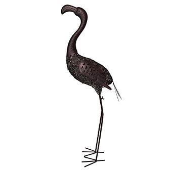 40 in Solar Powered LED Flamingo Garden Decor