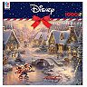 Disney's Mickey Mouse & Minnie Mouse 1000-piece Christmas Puzzle & Poster Set by Ceaco 