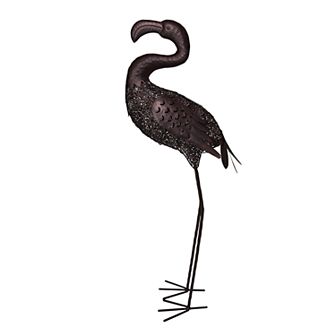 35 in Solar Powered LED Flamingo Garden Decor