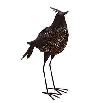 Solar Powered LED Bird Garden Decor