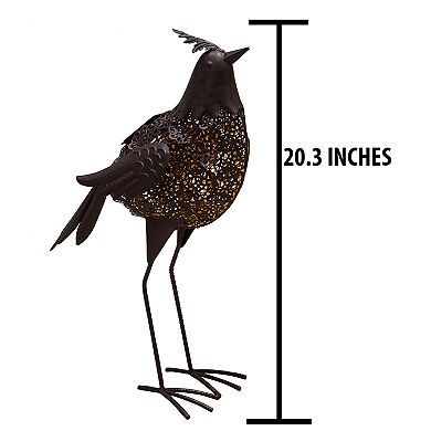Solar Powered LED Bird Garden Decor