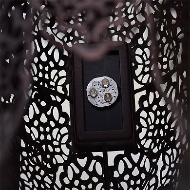 22-in. Solar Powered LED Peacock Garden Decor