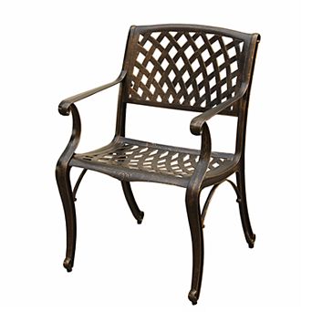 Traditional Bronze Finish Indoor / Outdoor Arm Chair