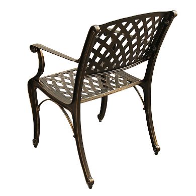 Traditional Bronze Finish Indoor  / Outdoor Arm Chair